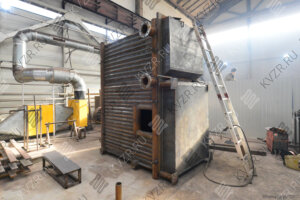 Промышленный котел 0.9 МВт изготовление